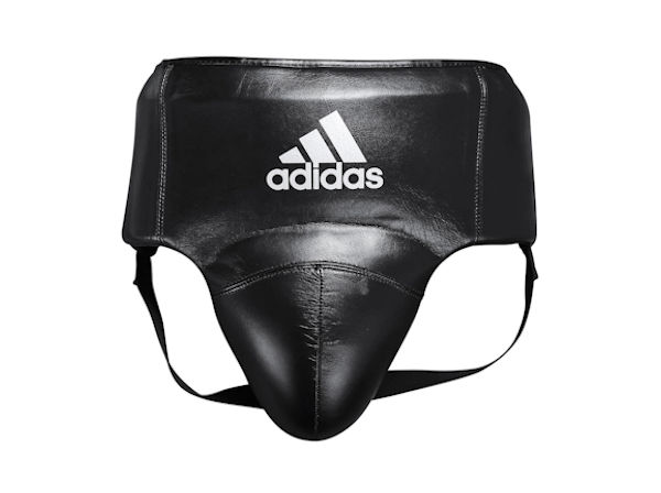 Adidas Boxing Pro Range Adistar Leather Groin Guard Black White